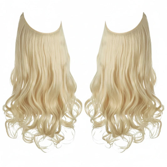 Luxora™ Halo Light Blonde hårforlængelser