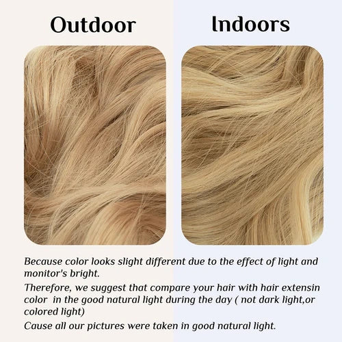 Luxora™ Halo Sandy Blonde hårforlængelser
