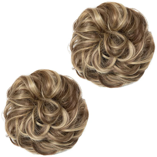 Luxora™ Beach Blonde Haarknoten (2 Stück)