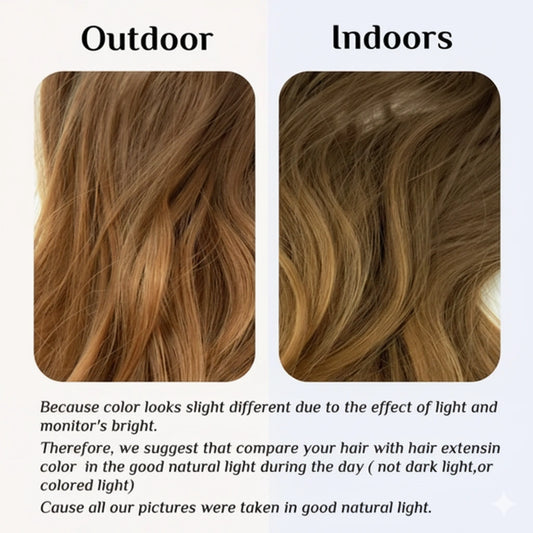 Luxora™ Halo Caramel Brown hårforlængelser