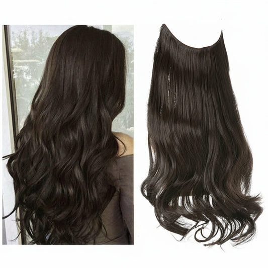 Luxora™ Halo Deep Brown hårforlængelser