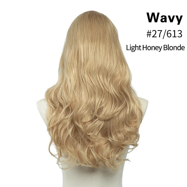Luxora™ Wavy Light Honey Blonde Clip-In Hair Extensions