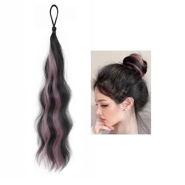 Luxora™ Rose Noir Ponytail Hair Extensions