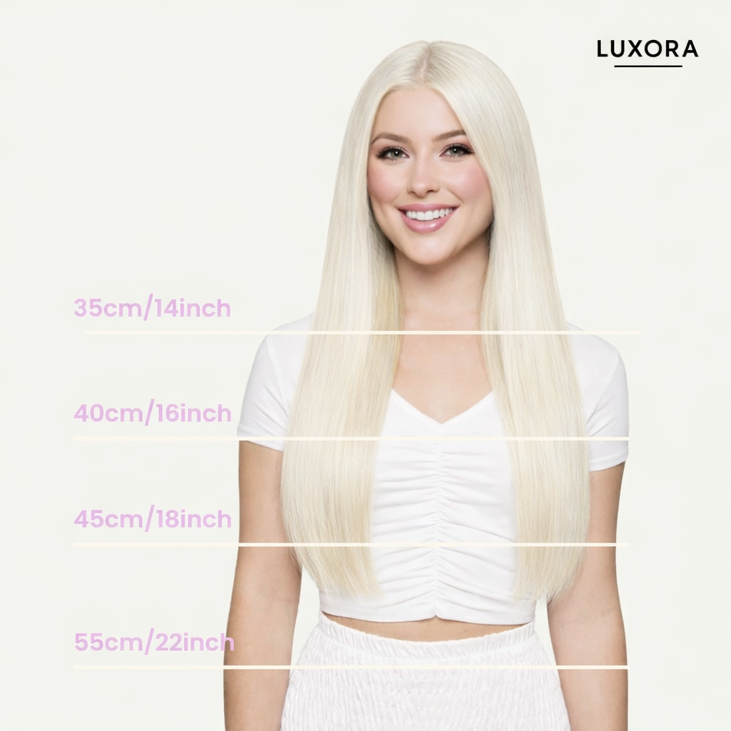 Luxora™ Halo – Extension Lisce Biondo Platino