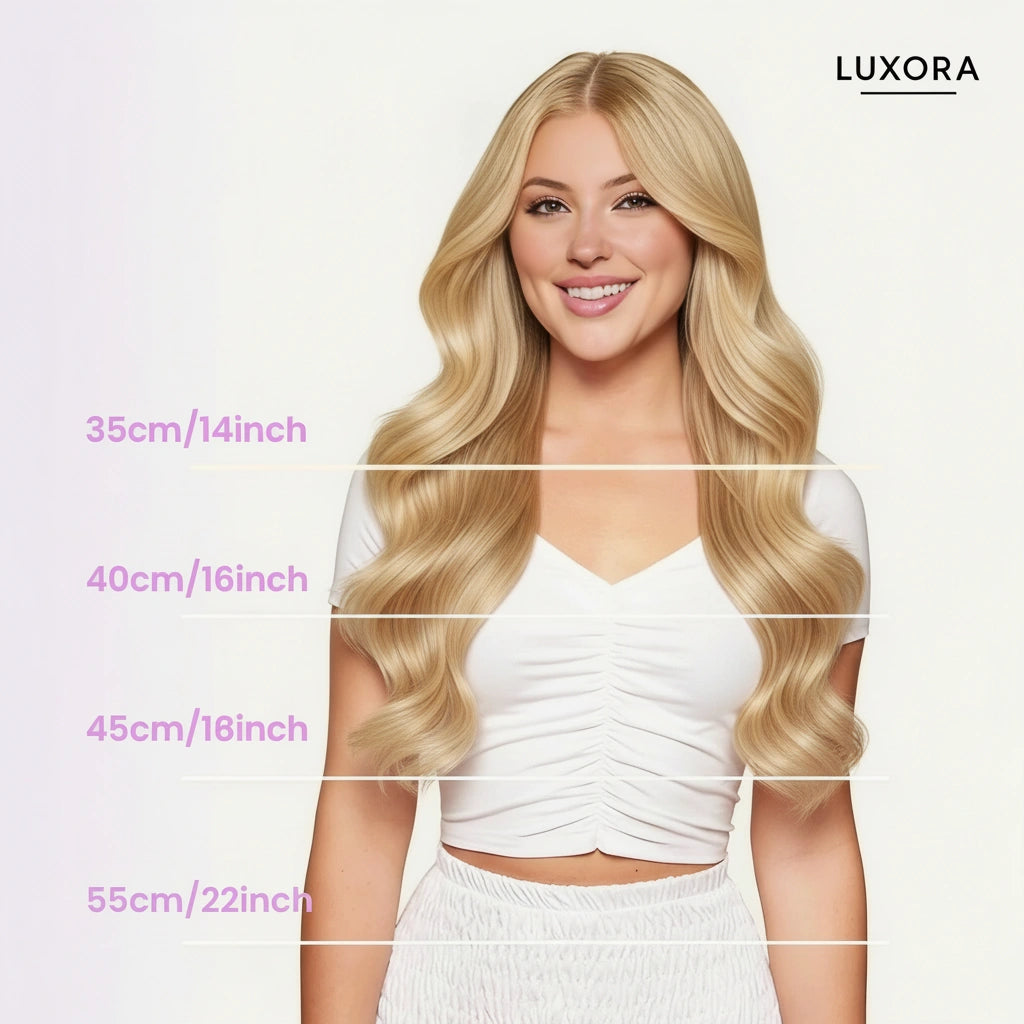 Luxora™ Halo Soft Blonde hårforlængelser