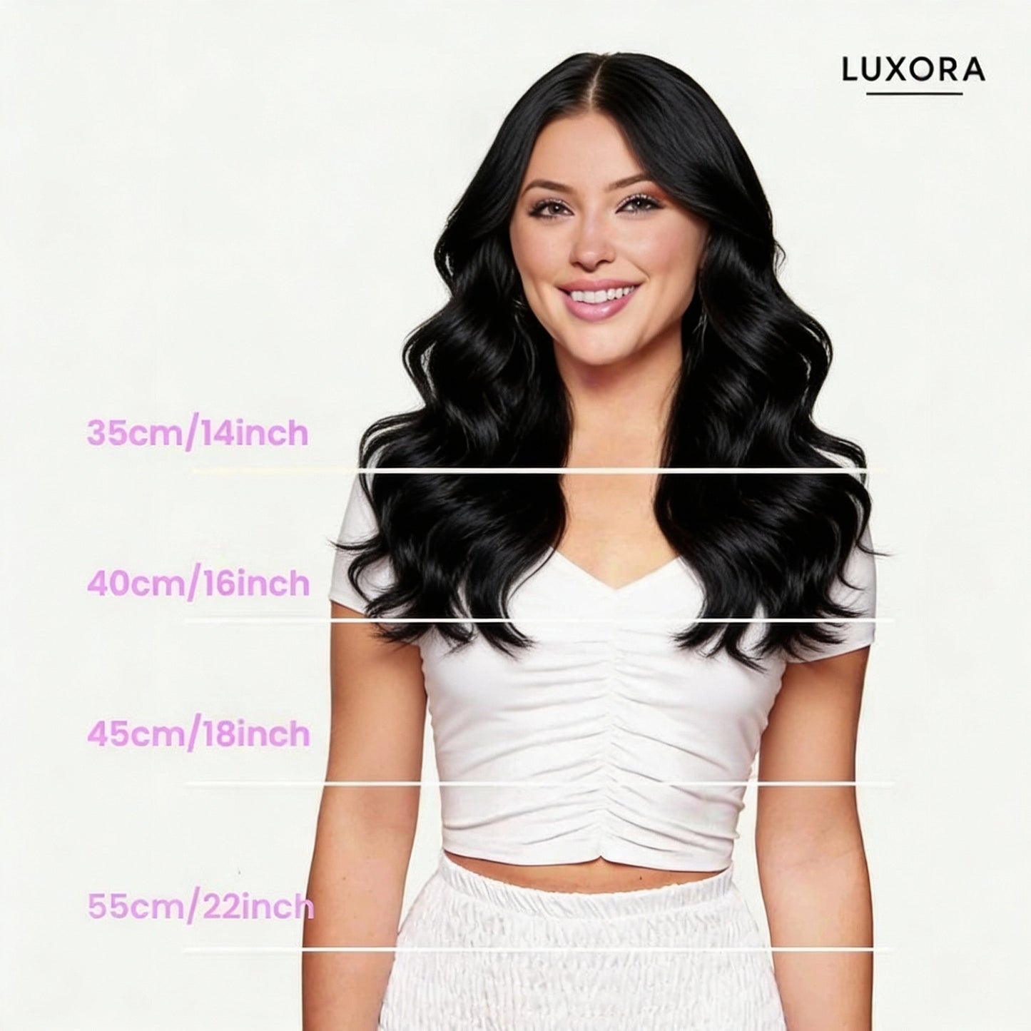 Luxora™ Halo – Extension Borgogna Sfumato