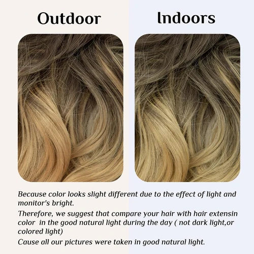 Luxora™ Halo Blonde Ombre Hair Extensions