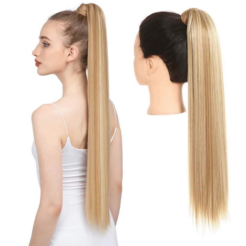 Luxora™ Beach Blonde Podaljški za lase v čop