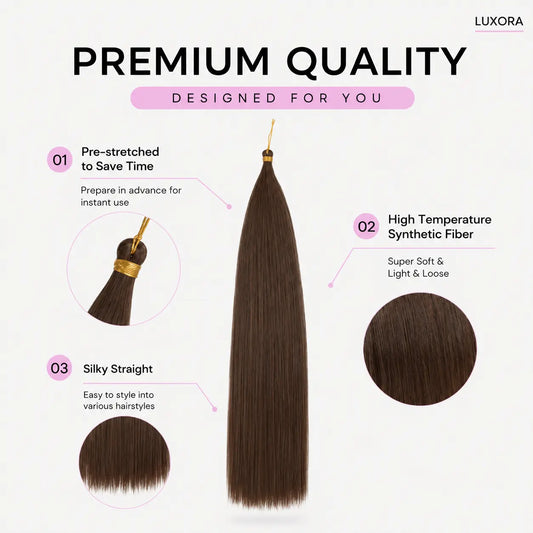 Luxora™ Braiding Hair – Honey Brown