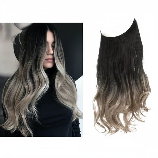 Luxora™ Halo Ash Ombre hårforlængelser