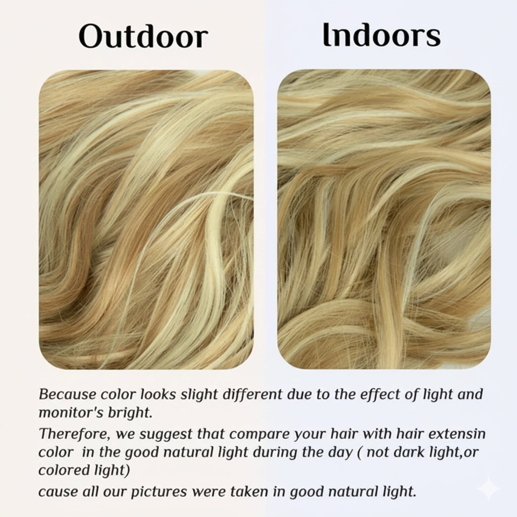 Luxora™ halo beach blond hairextensions