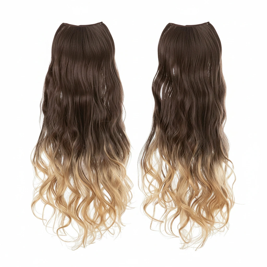 Luxora™ Halo Blonde Ombre Hair Extensions