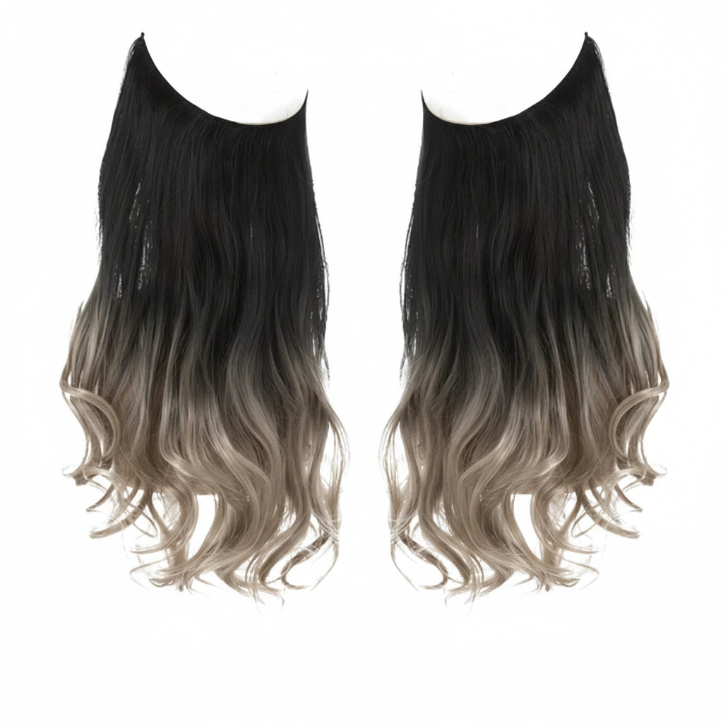 Luxora™ Halo Ash Ombre Hair Extensions
