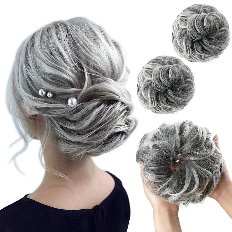 Luxora™ Grijze en Witte Knotjes (2 Stuks)