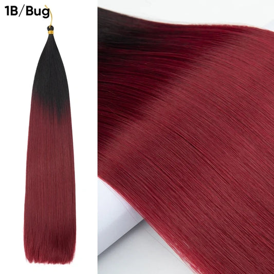Luxora™ Braiding Hair – Burgundy Ombre