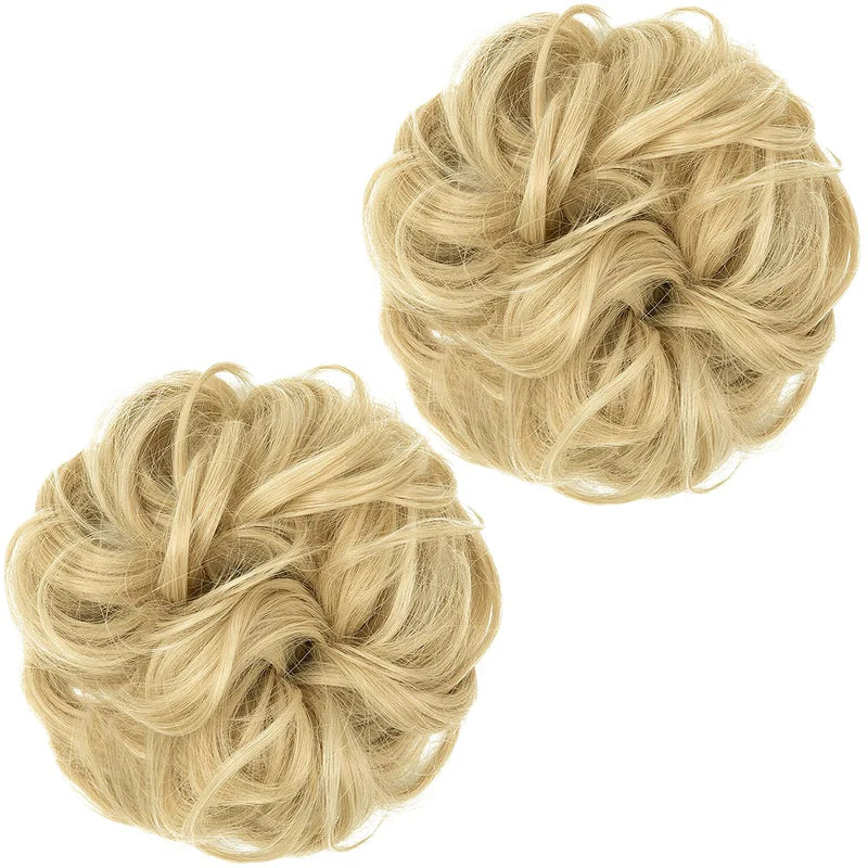 Luxora™ Natuurlijk Blond Haardonuts (2 Stuks)