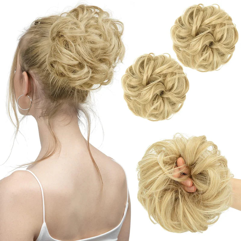 Luxora™ Natuurlijk Blond Haardonuts (2 Stuks)