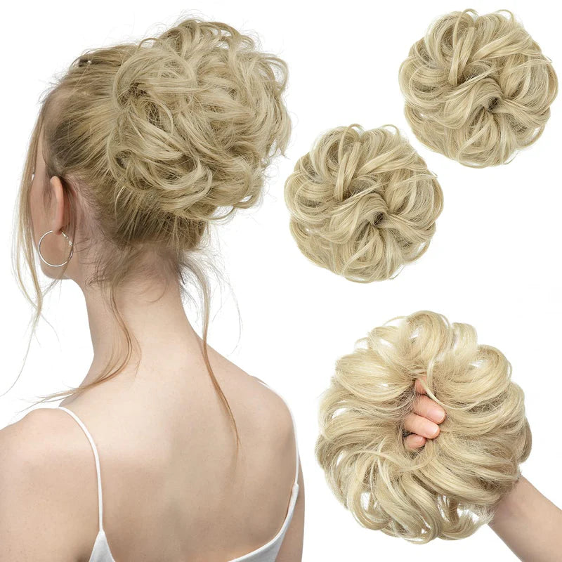 Luxora™ Lichte As Haarknotjes (2 Stuks)