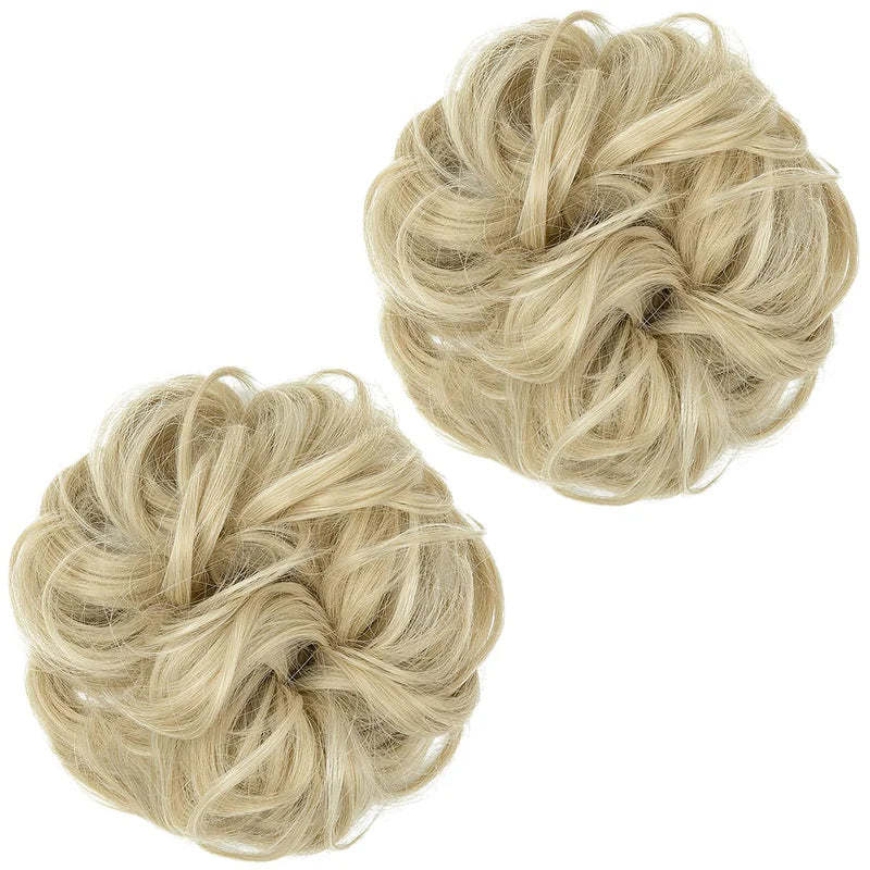 Luxora™ Lichte As Haarknotjes (2 Stuks)