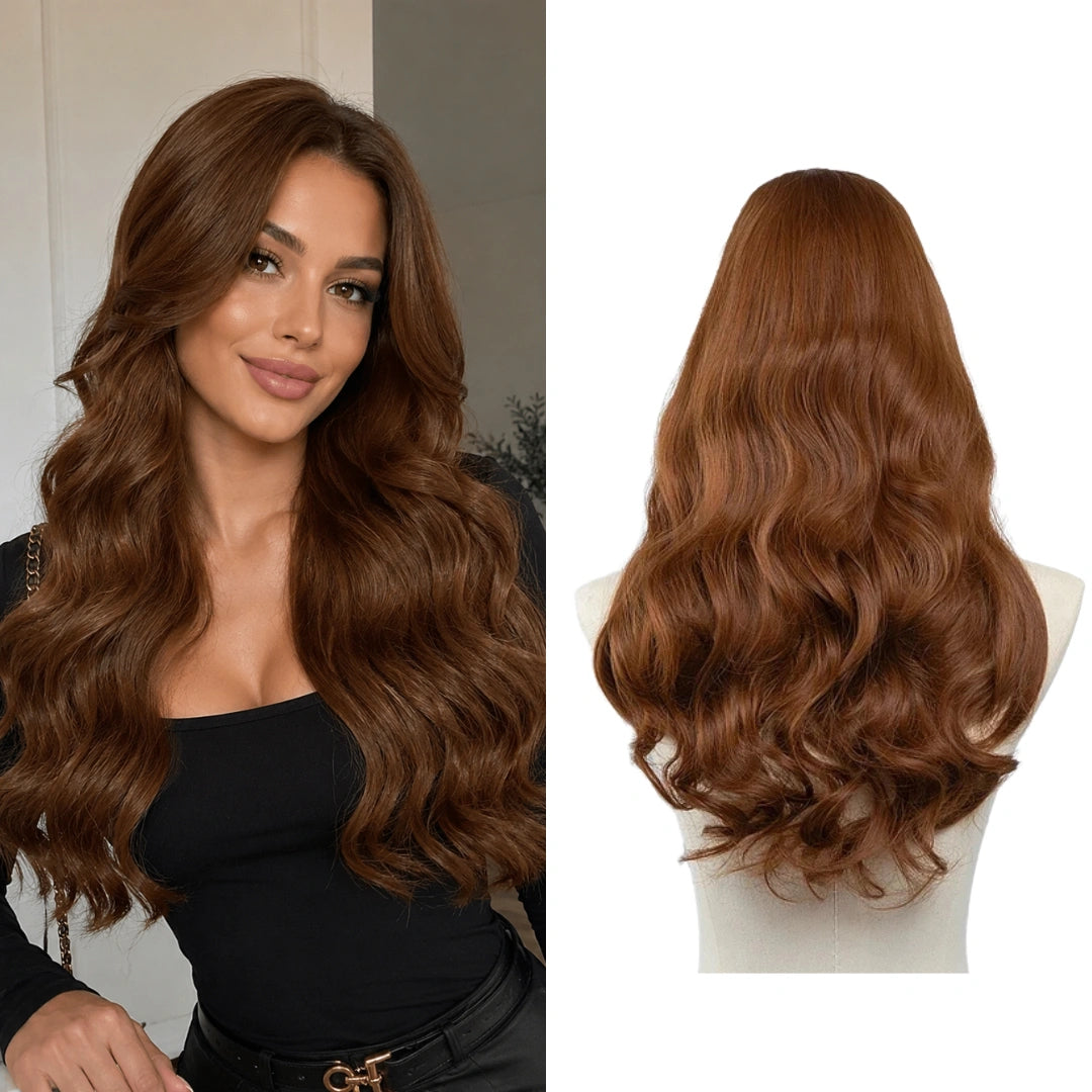 Luxora™ Auburn Cuivré Extensions à Clips