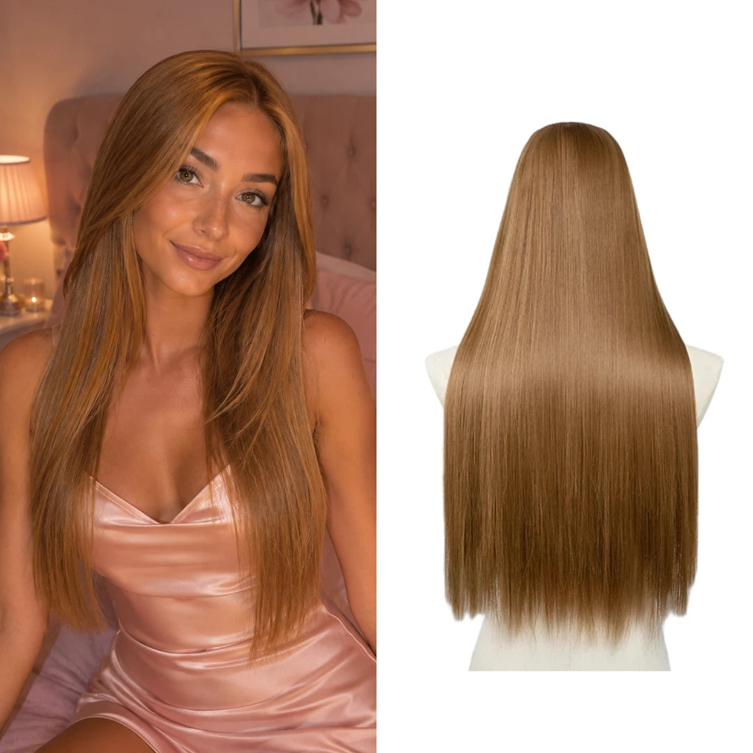 Luxora™ Auburn Doré Extensions à Clips