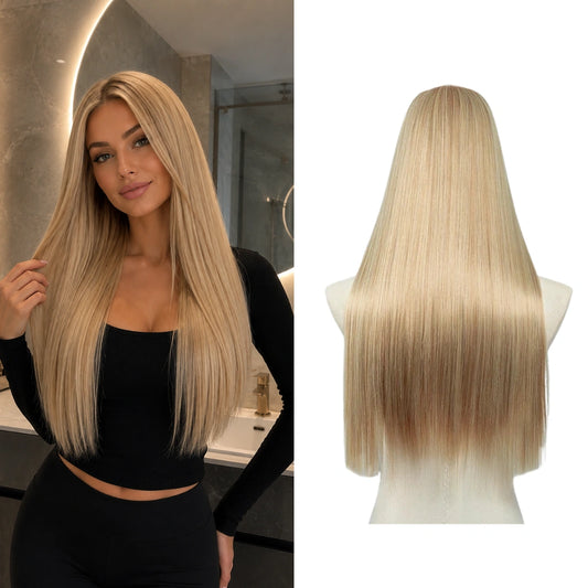 Luxora™ Straight Light Honey Blonde Clip-In Hair Extensions