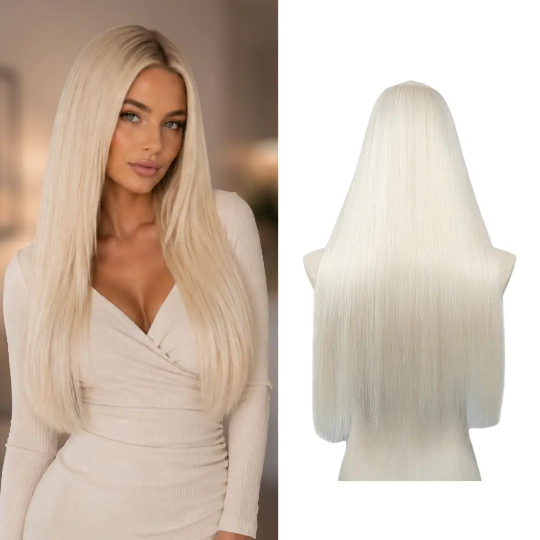 Luxora™ Blond Platine Extensions à Clips