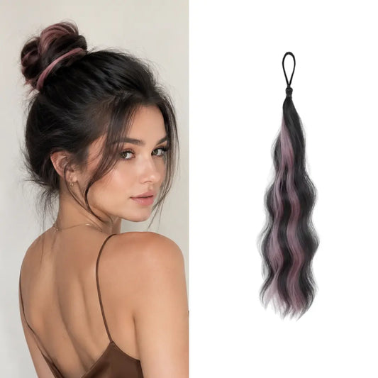 Luxora™ Rose Noir Ponytail Hair Extensions